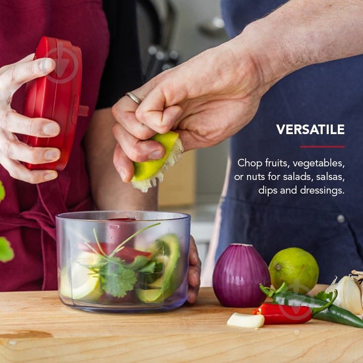 Подрібнювач KitchenAid Universal ручний, 720 мл, червоний (KQG153BXERA) - фото 12
