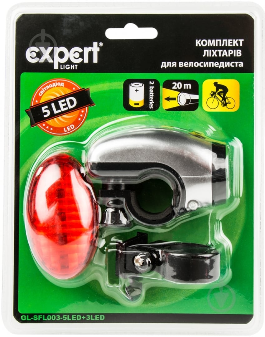 Фонарь Expert GL-SFL003-5LED+3LED - фото 4 Фонарь Expert GL-SFL003-5LED+3LED - фото 4