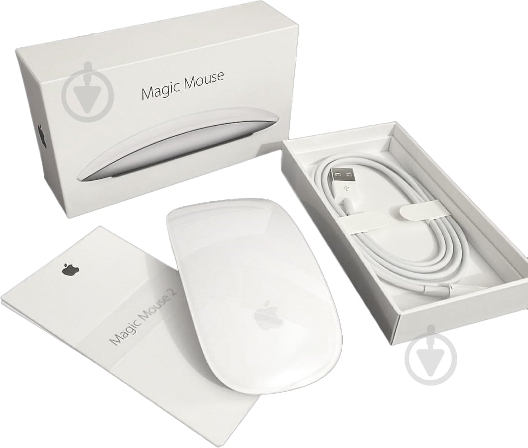 Мышь Apple A1657 Wireless Magic Mouse 2 white - фото 5 Мышь Apple A1657 Wireless Magic Mouse 2 white - фото 5