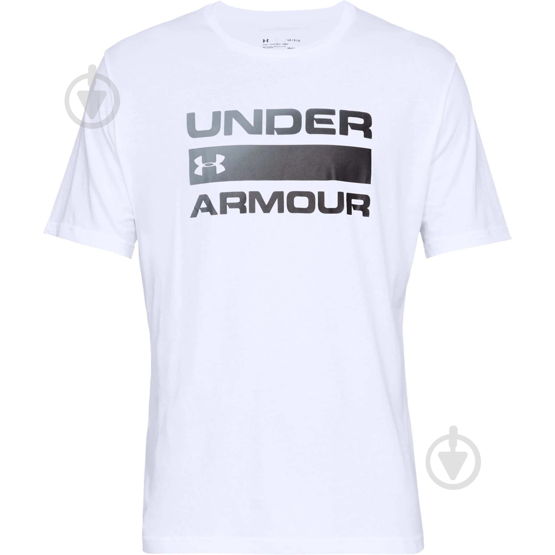Футболка Under Armour UA TEAM ISSUE WORDMARK SS 1329582-100 р.L білий - фото 1 Футболка Under Armour UA TEAM ISSUE WORDMARK SS 1329582-100 р.L білий - фото 1