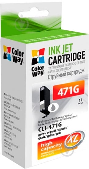 Картридж ColorWay Canon CLI-471G OEM (CW-CLI-471G_OEM) grey - фото 1