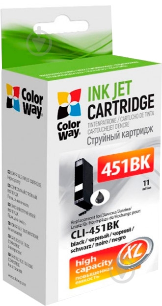 Картридж ColorWay Canon CLI-471Bk OEM (CW-CLI-471Bk_OEM) black - фото 1