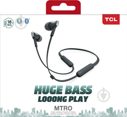 Гарнитура TCL MTRO100BT shadow black (MTRO100BTBK-EU) - фото 7
