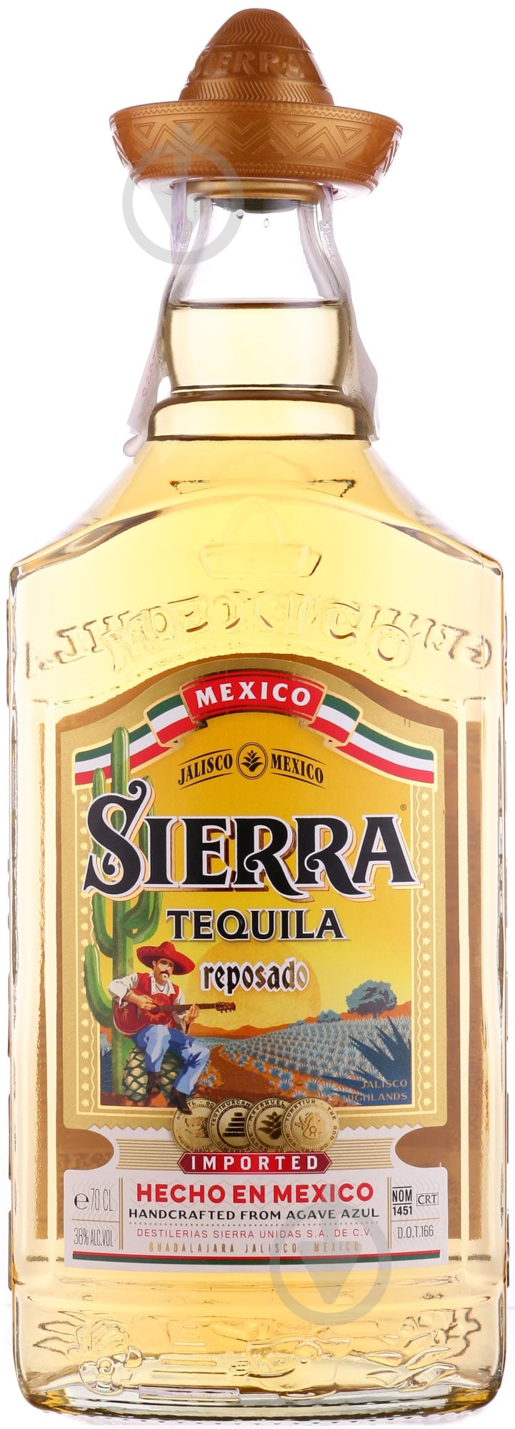 Текила Sierra Reposado 0,7 л 38% - фото 1