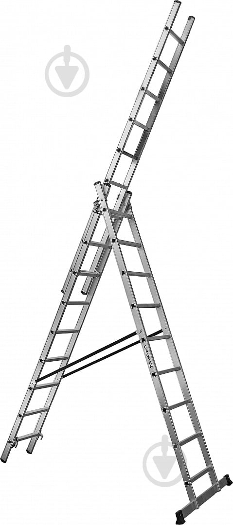 Лестница 3-секционная универсальная Virastar Triomax 3x9 (TS185) - фото 1