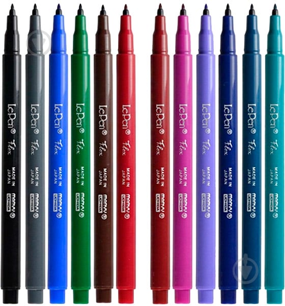 Маркер Marvy кисть LePen Flex 4800106 фиолетовый - фото 4