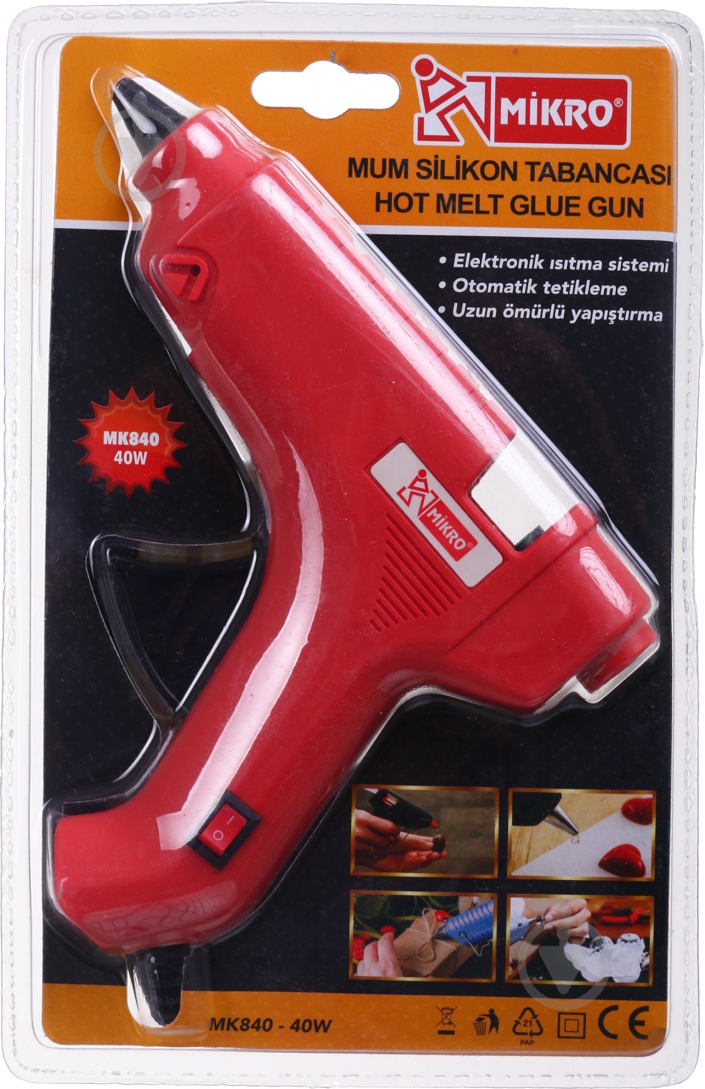 Пистолет клеевой MIKRO MK840 - фото 8