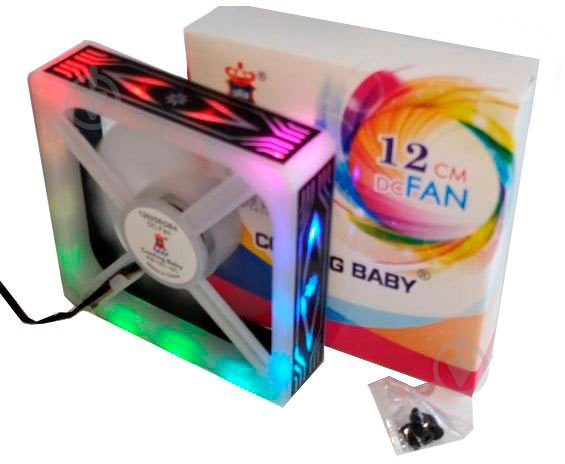 Вентилятор для корпуса Cooling Baby 12025RGB4 - фото 5