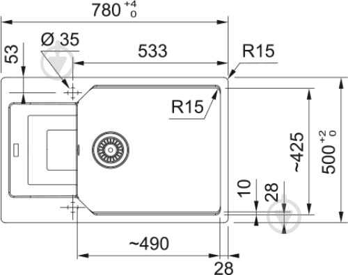 Мойка для кухни Urban UBG 611-78 XL 114.0701.801 - фото 2 Мойка для кухни Urban UBG 611-78 XL 114.0701.801 - фото 2