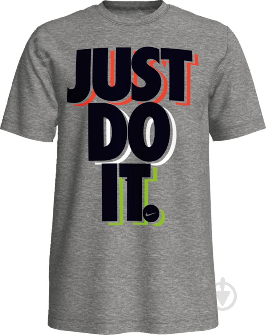 Футболка Nike M NSW SS TEE JDI CK2783-063 р.L серый - фото 1