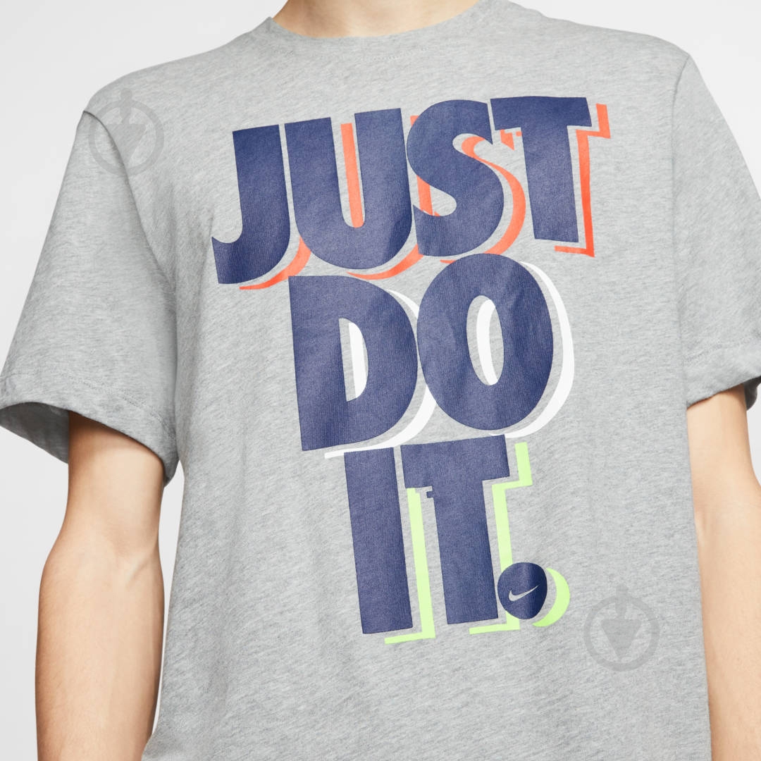 Футболка Nike M NSW SS TEE JDI CK2783-063 р.L серый - фото 4