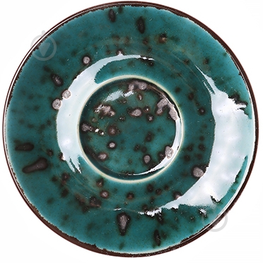 Блюдце Manna Ceramics 12 см Тиффани Бирюза - фото 1