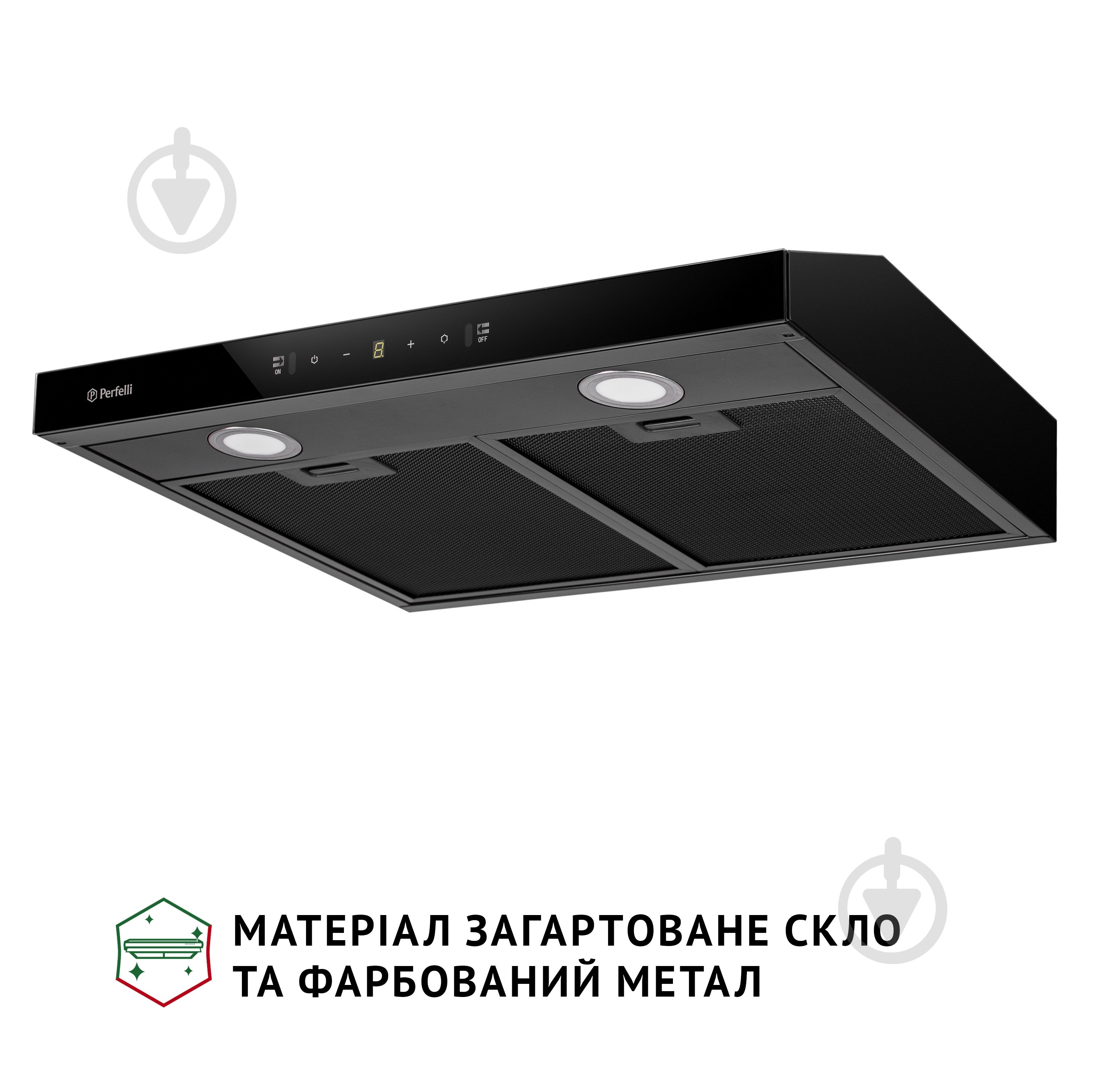 Витяжка Perfelli RINCI 6CWB NERO плоска - фото 3