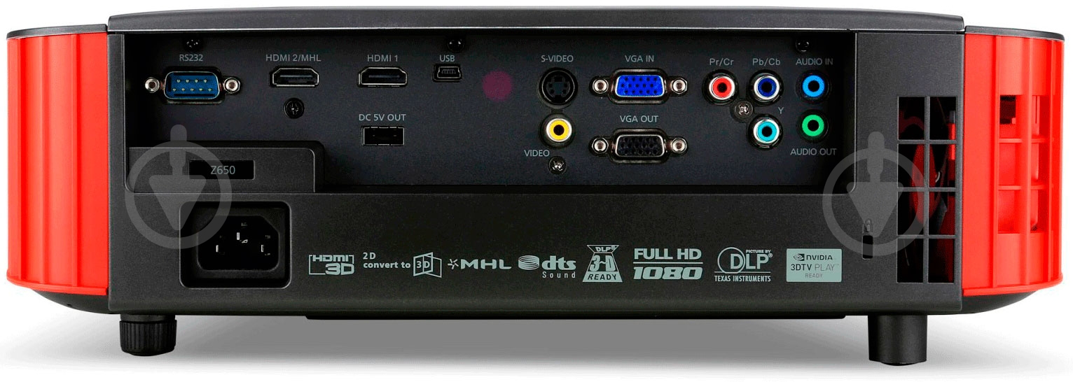 Проектор Acer Predator Z650 (MR.JMS11.001) - фото 4