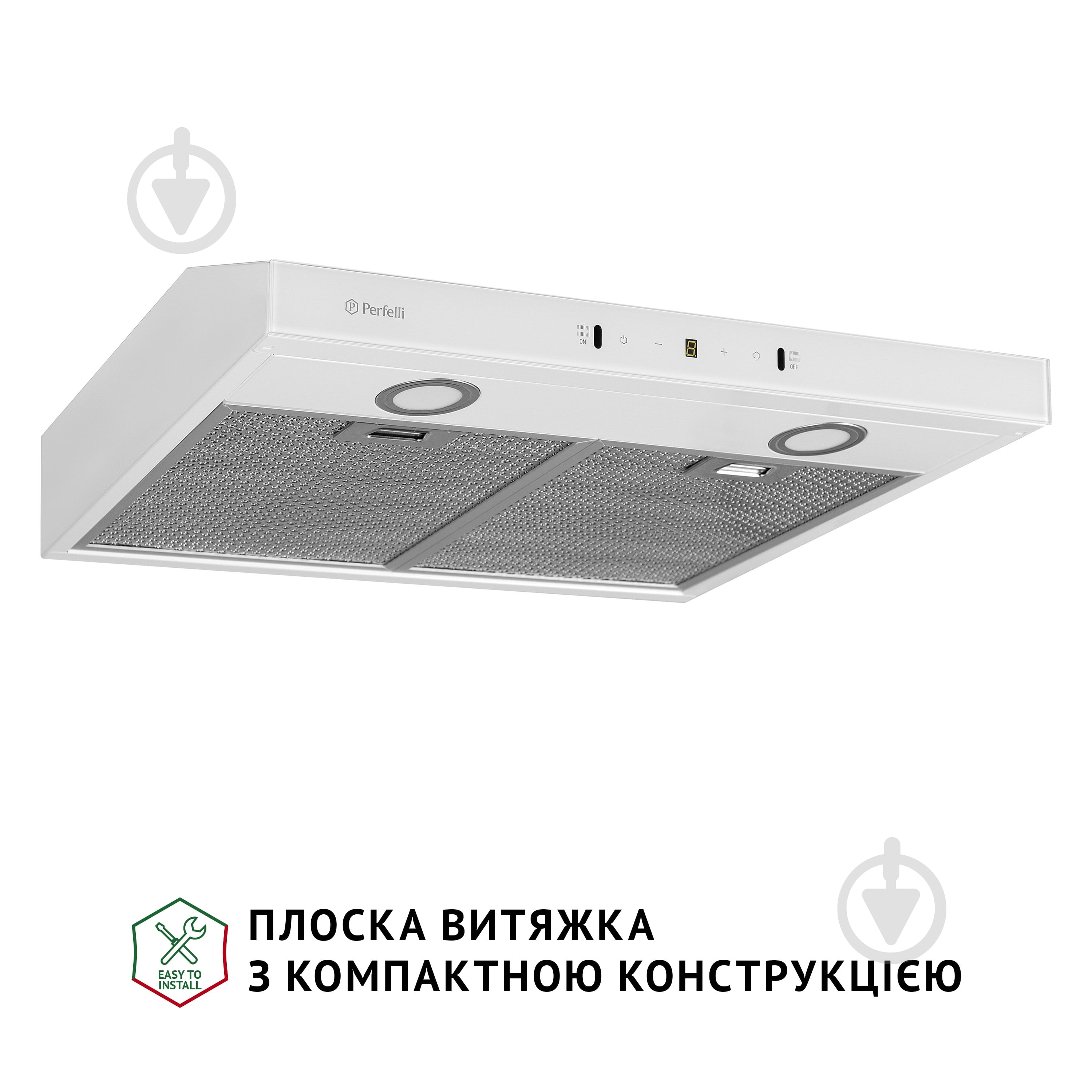 Вытяжка Perfelli RINCI 6CWX BIANCO плоская - фото 2