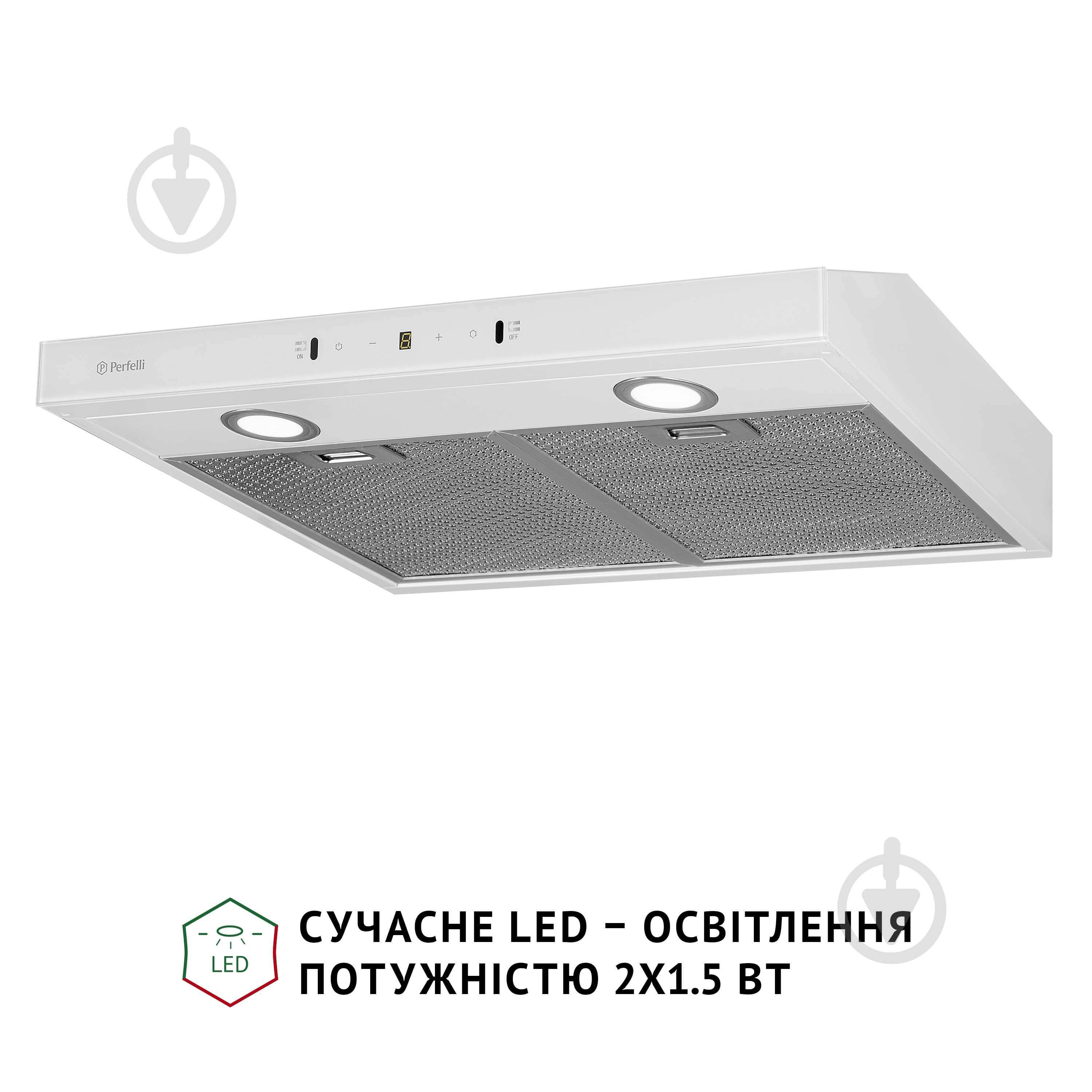 Вытяжка Perfelli RINCI 6CWX BIANCO плоская - фото 4