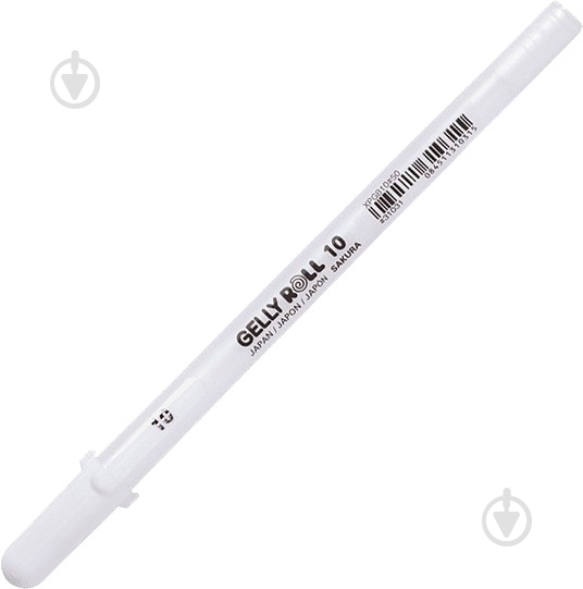 Ручка гелевая Gelly Roll Sakura Basic біла 10 BOLD - фото 1