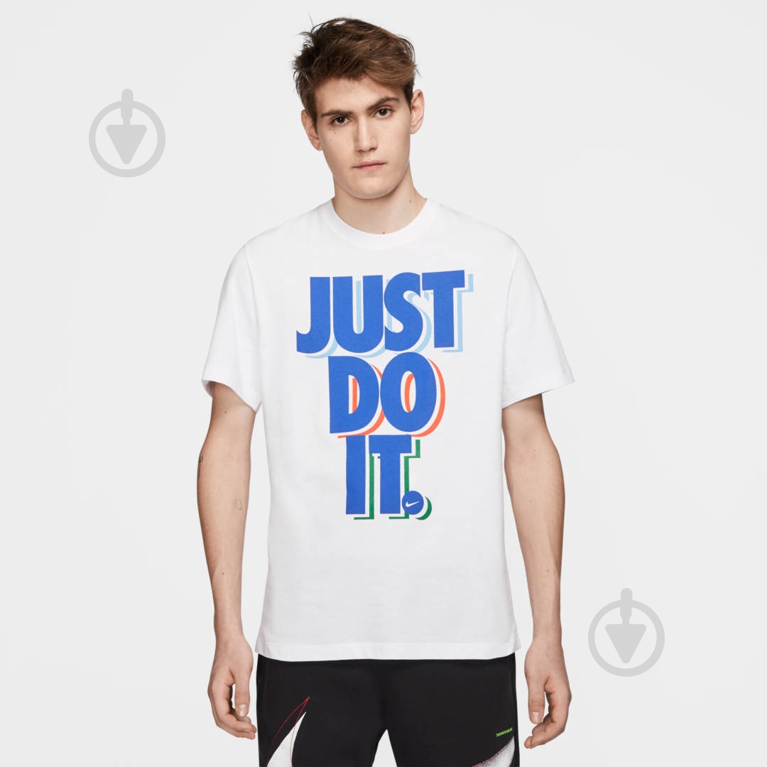 Футболка Nike M NSW SS TEE JDI CK2783-100 р.2XL белый - фото 2