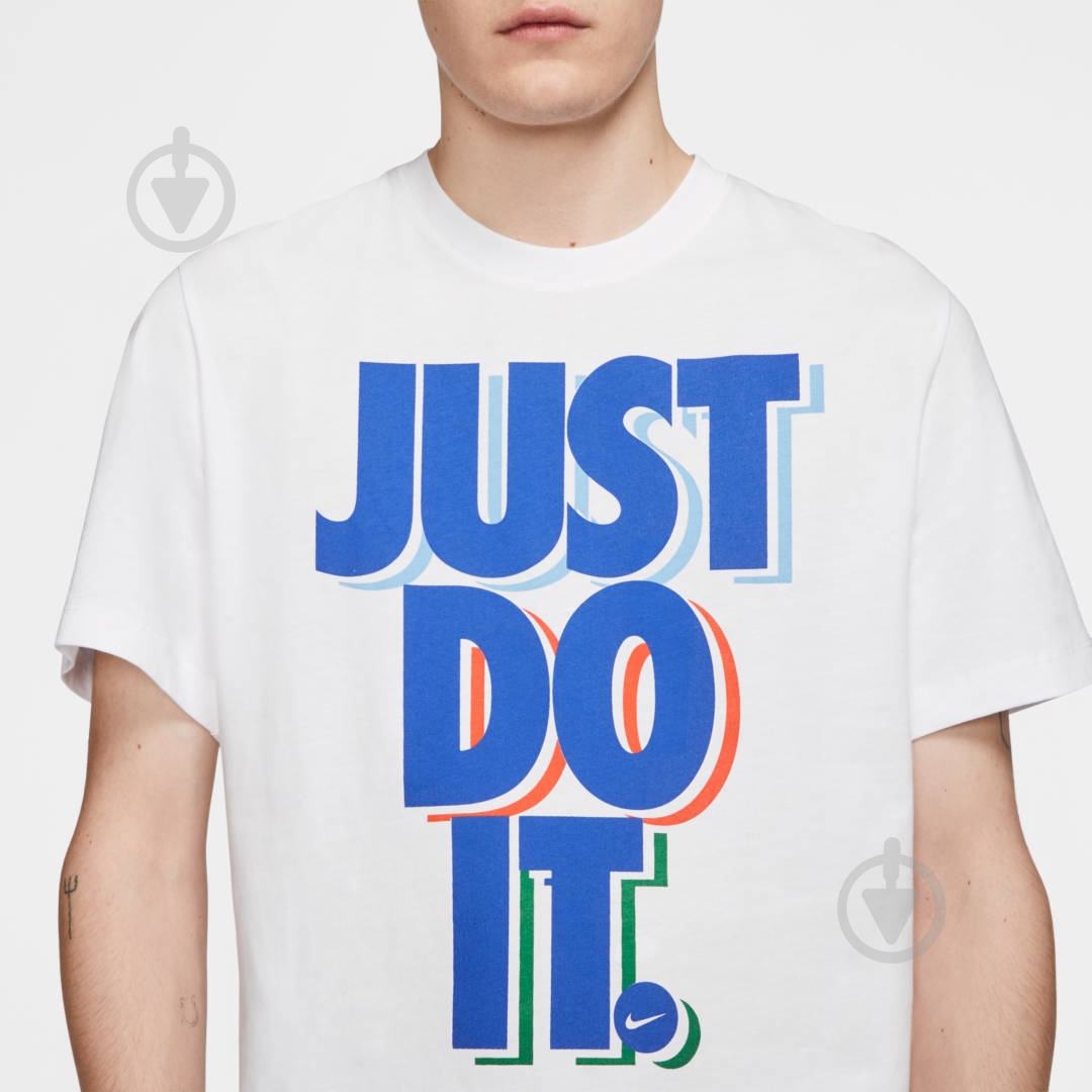 Футболка Nike M NSW SS TEE JDI CK2783-100 р.2XL белый - фото 4