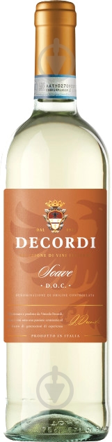 Вино Decordi Soave белое сухое 0,75 л - фото 1