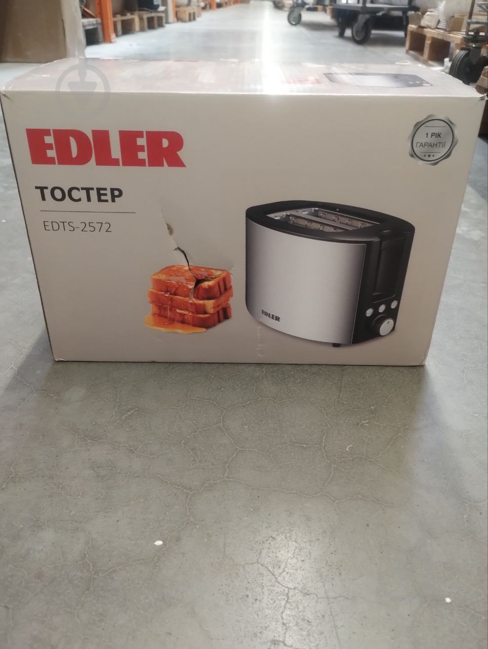 УЦЕНКА! Тостер EDLER EDTS-2572 (УЦ №2884) - фото 2 УЦЕНКА! Тостер EDLER EDTS-2572 (УЦ №2884) - фото 2