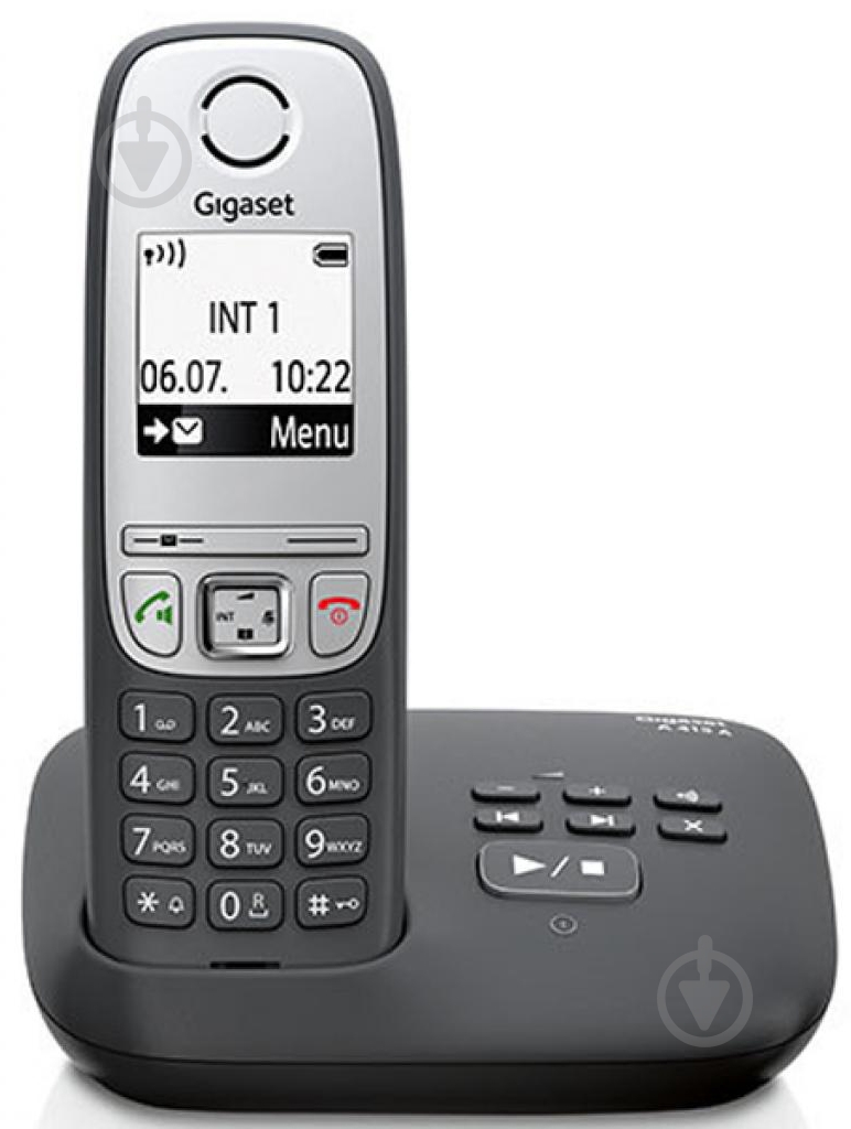 Радіотелефон Gigaset DECT A415A DUO Black - фото 2