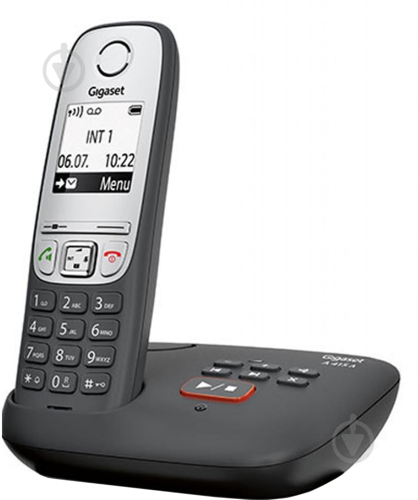 Радіотелефон Gigaset DECT A415A DUO Black - фото 4