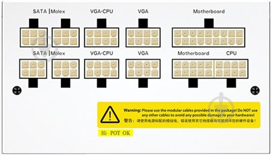 Блок питания Deepcool DQ750-M-V2L WH 750 Вт - фото 10