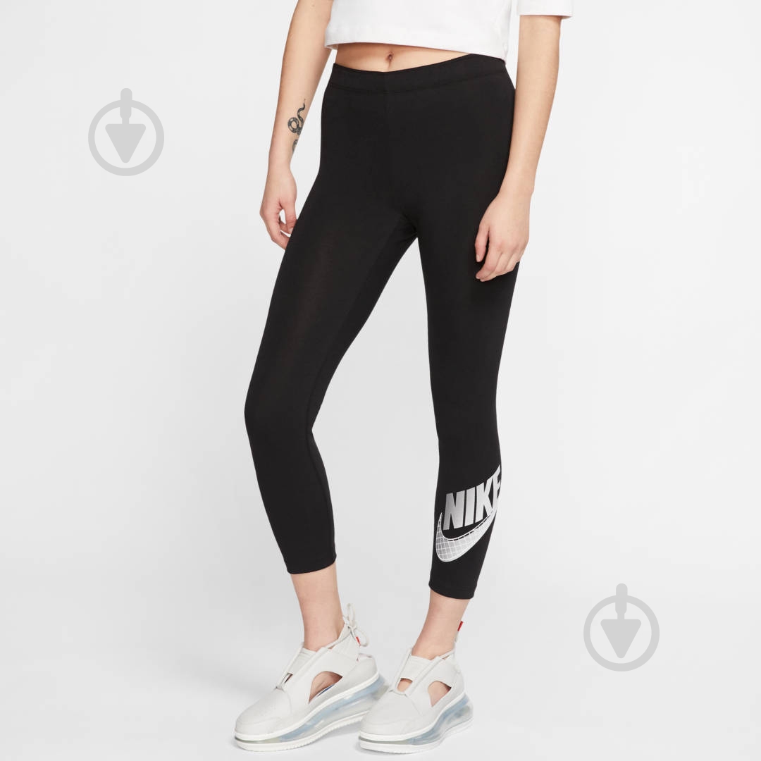 Лосины Nike W NSW LGGNG CLUB CROP FUTURA CK3967-010 р.L черный - фото 4 Лосины Nike W NSW LGGNG CLUB CROP FUTURA CK3967-010 р.L черный - фото 4