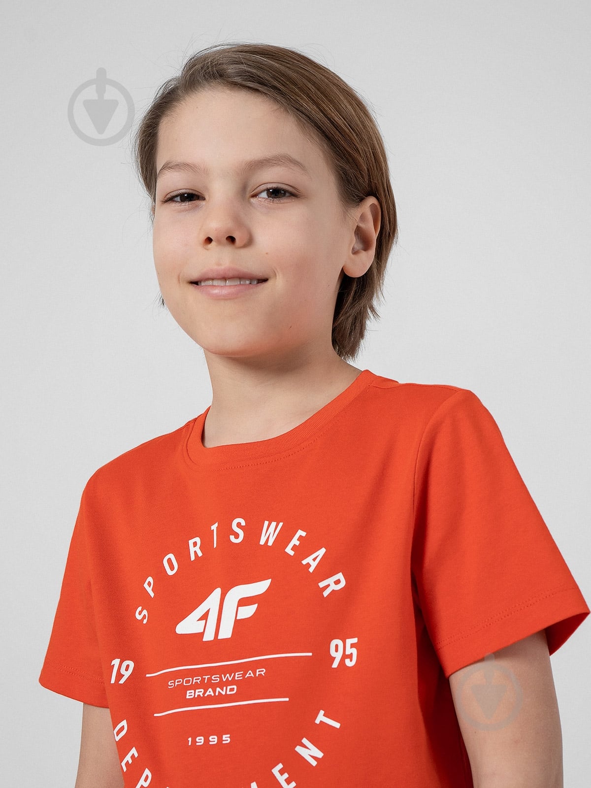 Футболка 4F 4FJSS22TTSHM122-70S р.158 оранжевый - фото 1