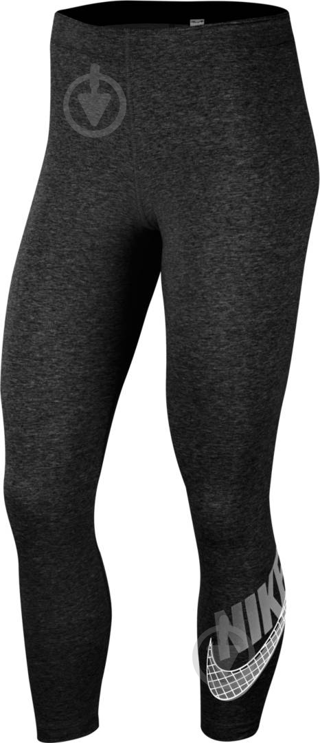 Лосины Nike W NSW LGGNG CLUB CROP FUTURA CK3967-010 р.M черный - фото 1