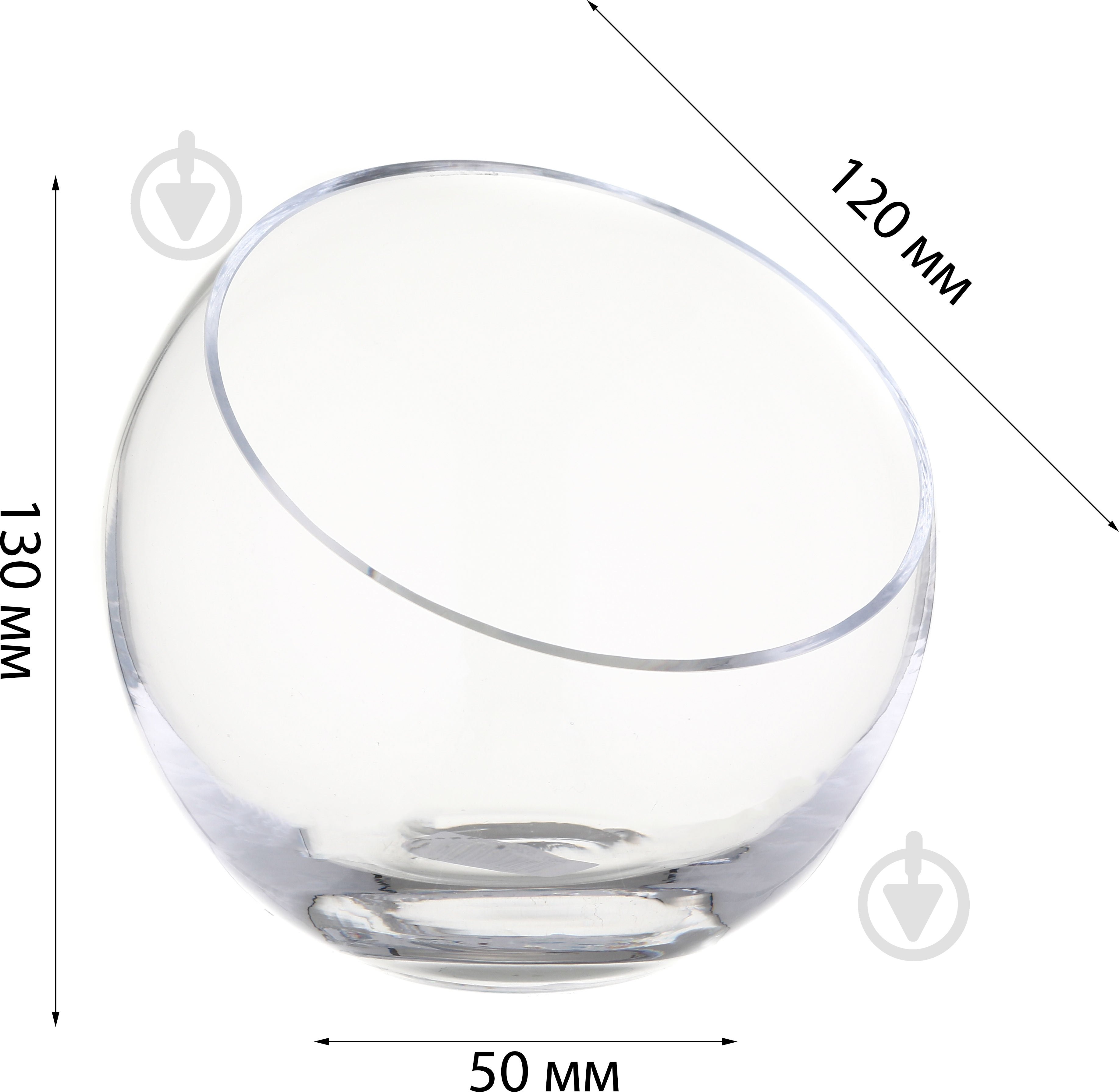 УЦЕНКА! Ваза стеклянная Wrzesniak Glassworks 15-1447M 13 см прозрачная 15-1447M (УЦ №2884) - фото 4 УЦЕНКА! Ваза стеклянная Wrzesniak Glassworks 15-1447M 13 см прозрачная 15-1447M (УЦ №2884) - фото 4