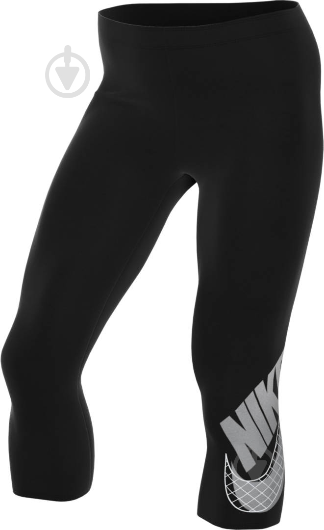 Лосины Nike W NSW LGGNG CLUB CROP FUTURA CK3967-010 р.XL черный - фото 3