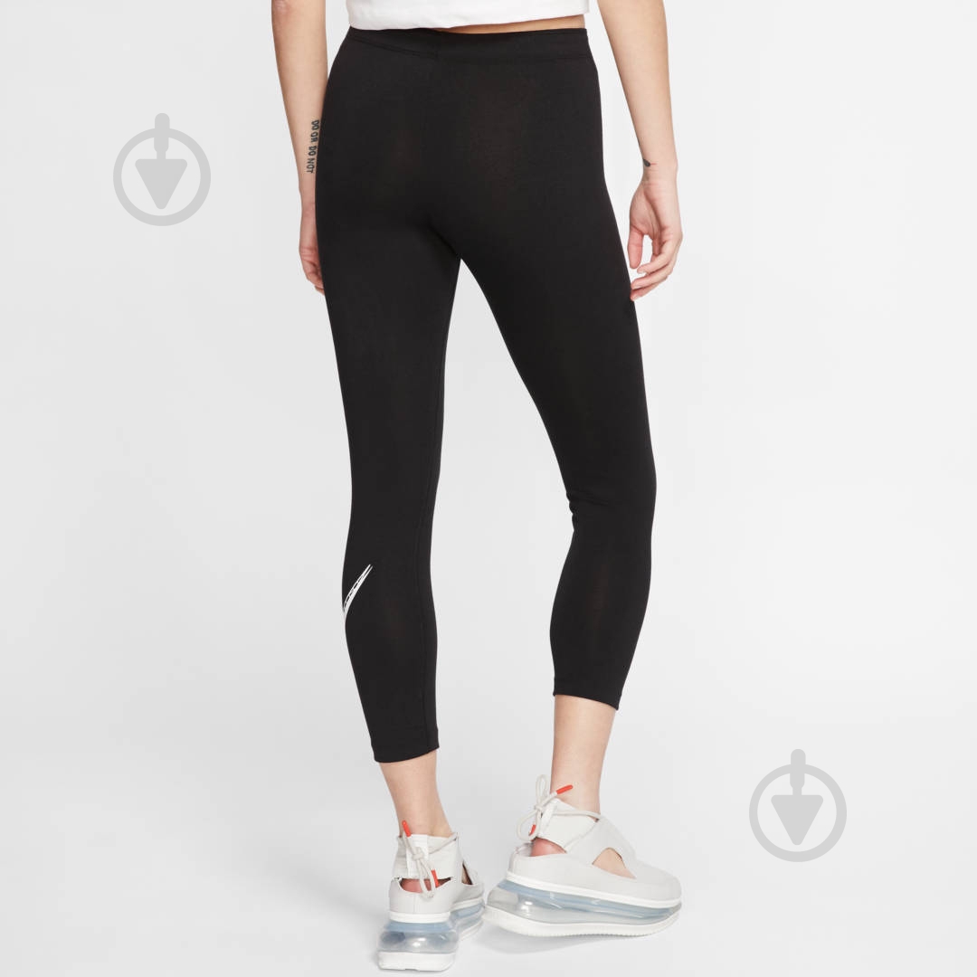 Лосины Nike W NSW LGGNG CLUB CROP FUTURA CK3967-010 р.XL черный - фото 5