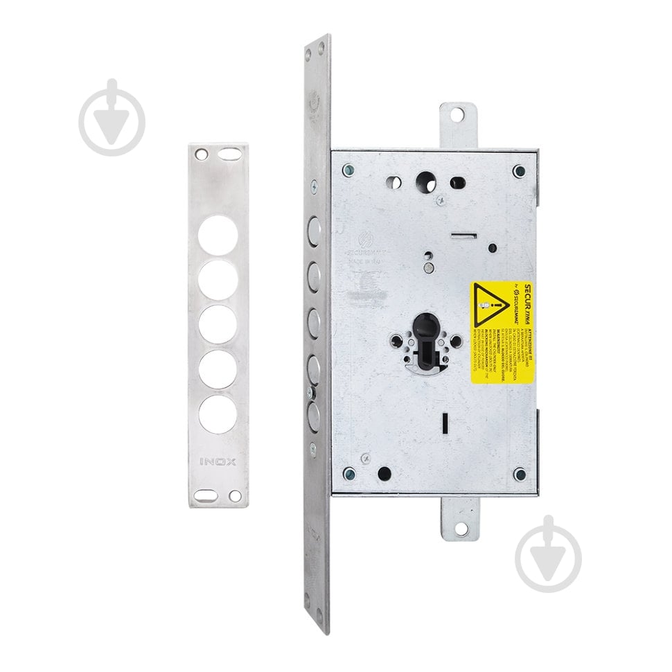 Дверний замок вхідний Securemme 2663SCR0328TT2 під циліндр редукторний матовий хром - фото 1 Дверний замок вхідний Securemme 2663SCR0328TT2 під циліндр редукторний матовий хром - фото 1