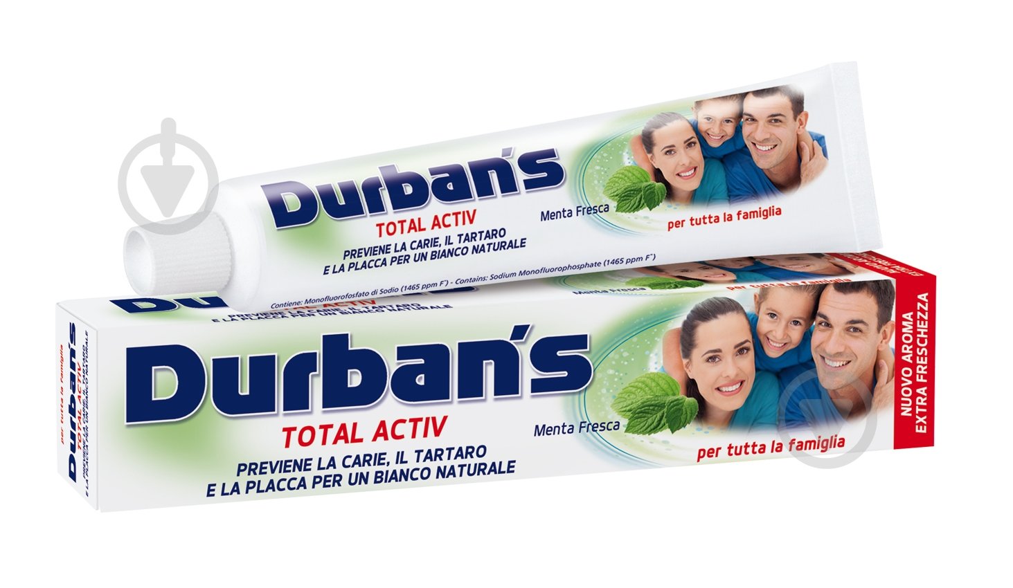 Зубная паста DURBAN'S Total Active 75 мл - фото 1