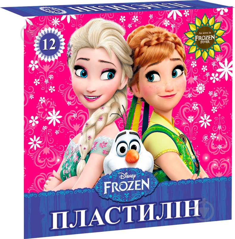 Пластилин Frozen 12 цветов Мицар+ - фото 1