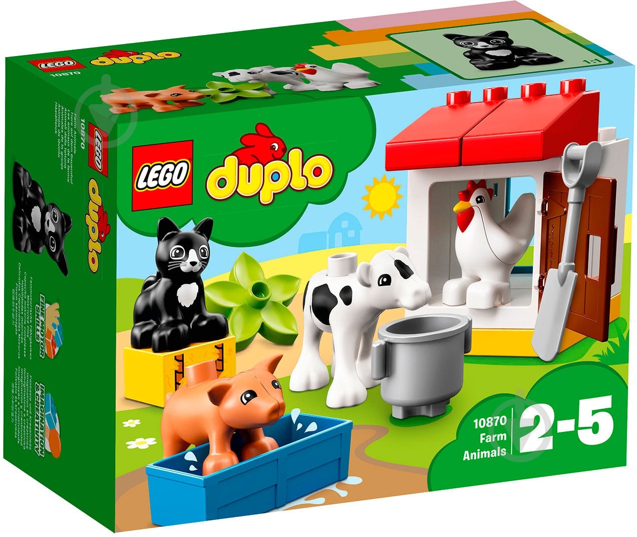 Конструктор LEGO DUPLO Животные на ферме 10870 - фото 1 Конструктор LEGO DUPLO Животные на ферме 10870 - фото 1