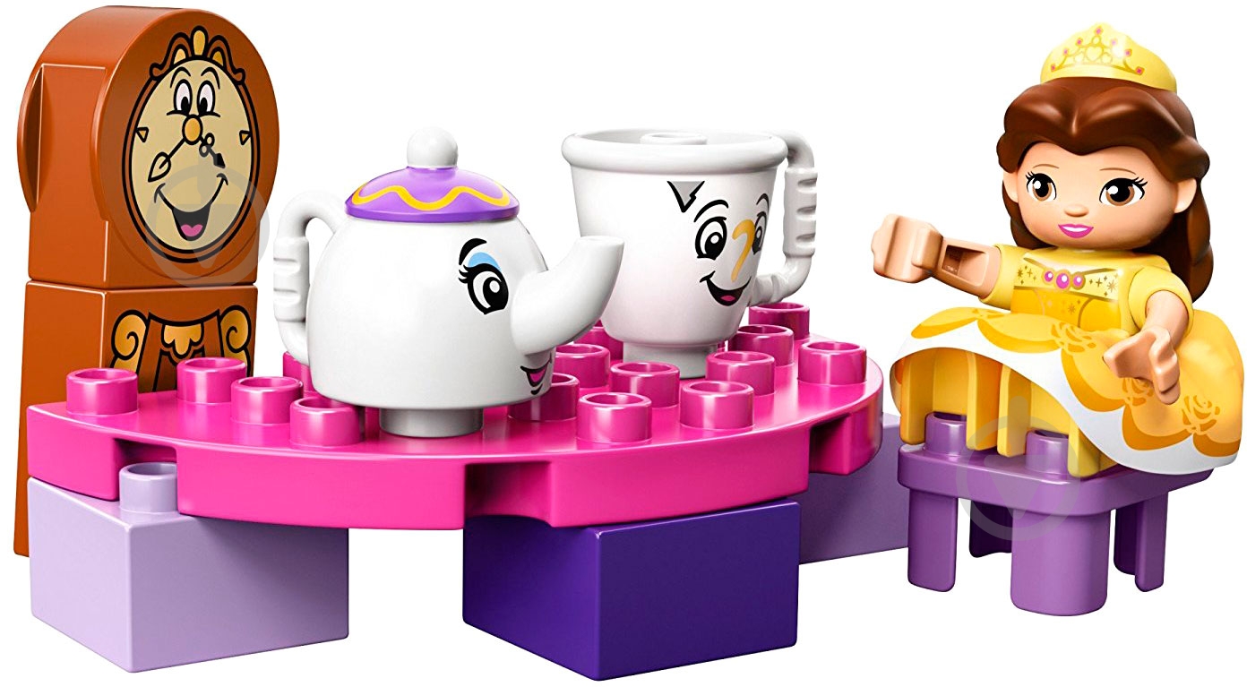 Конструктор LEGO DUPLO Чаепитие у Белль 10877 - фото 2 Конструктор LEGO DUPLO Чаепитие у Белль 10877 - фото 2