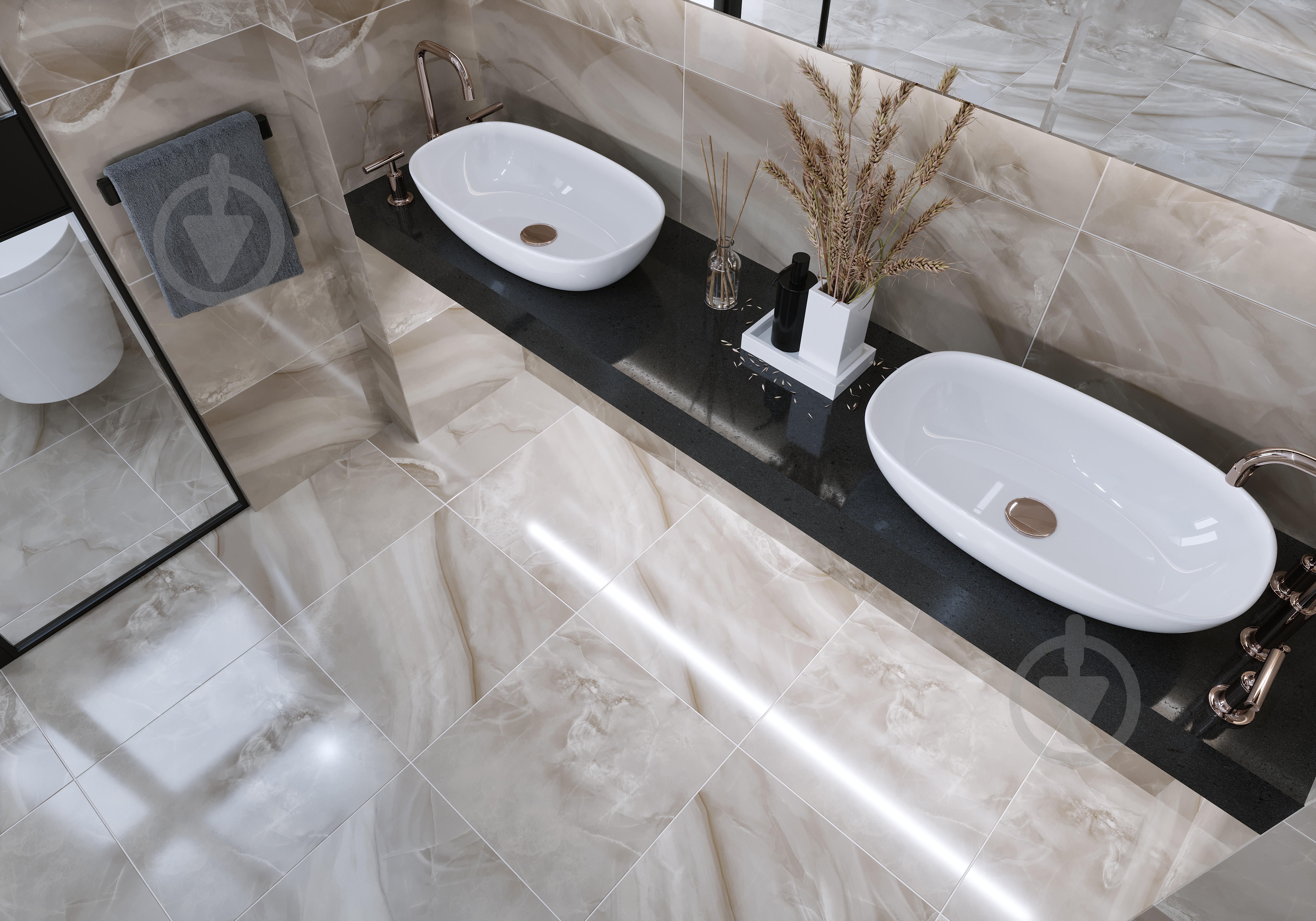 Плитка Golden Tile Lazurro beige 3L1870 40х40 см - фото 3