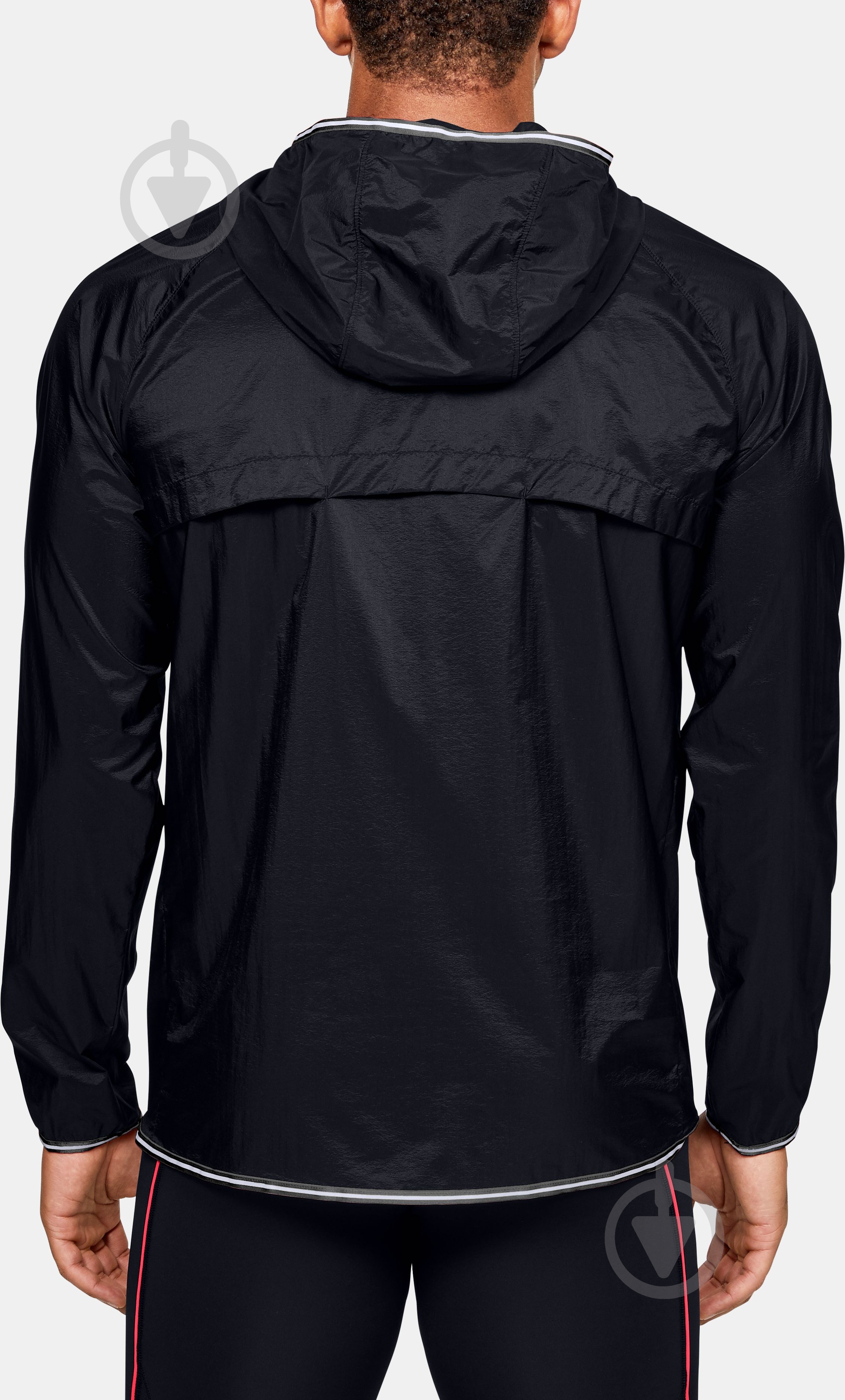Ветровка мужская Under Armour UA QUALIFIER STORM PACKABLE JACKET 1326597-002 р.XL черная - фото 4
