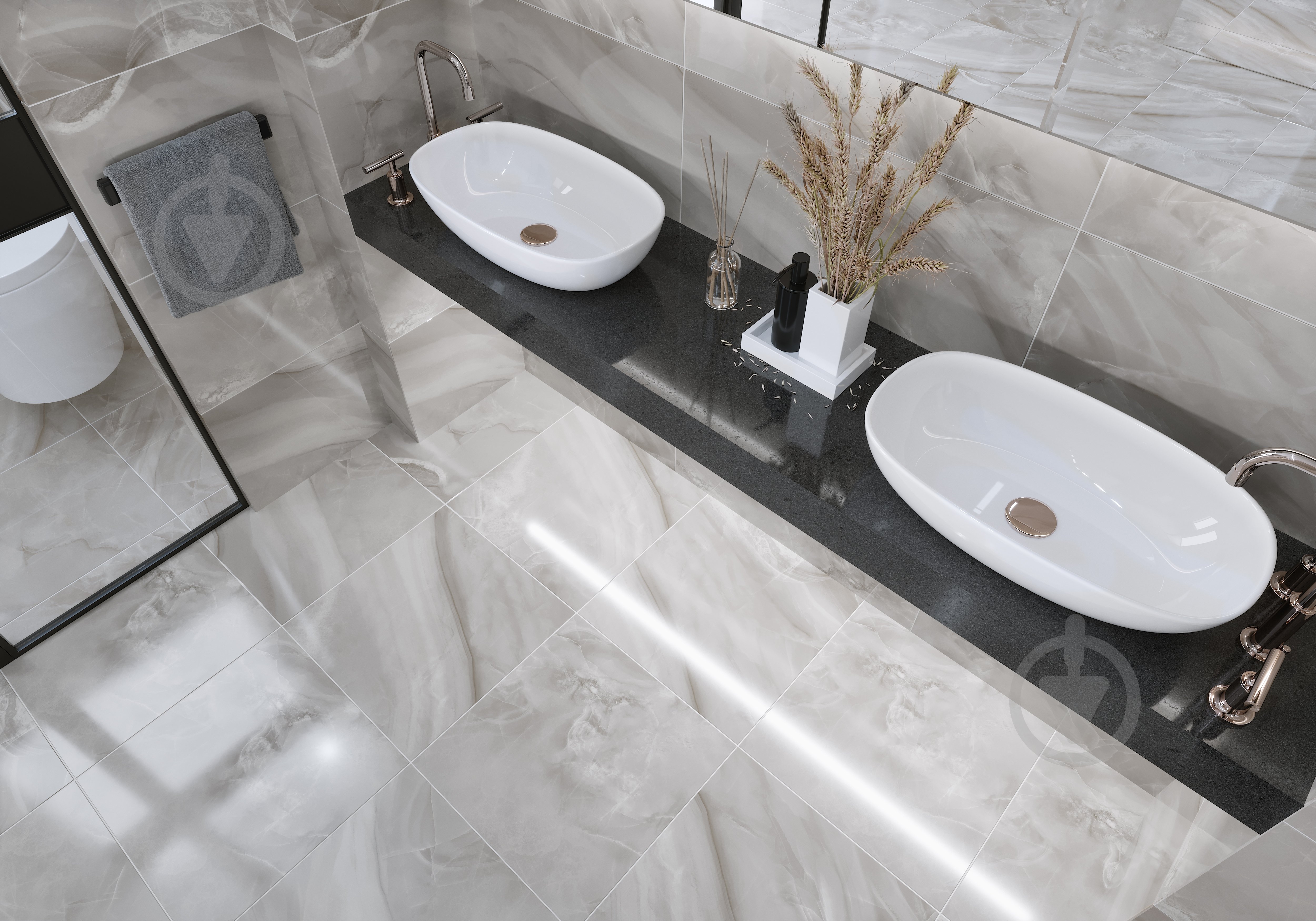 Плитка Golden Tile Lazurro grey 3L2870 40х40 см - фото 2