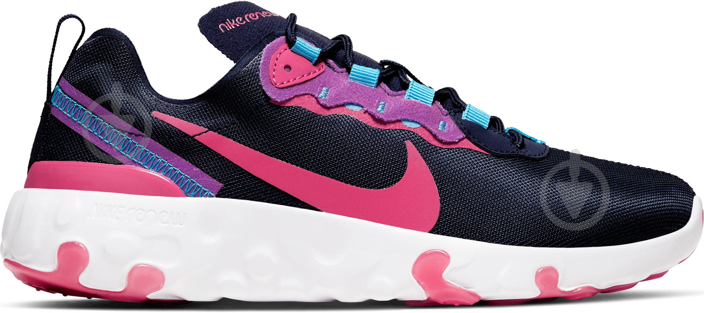 Кроссовки демисезонные Nike RENEELEMENT 55 (GS) CK4081-401 р.36 синие - фото 3