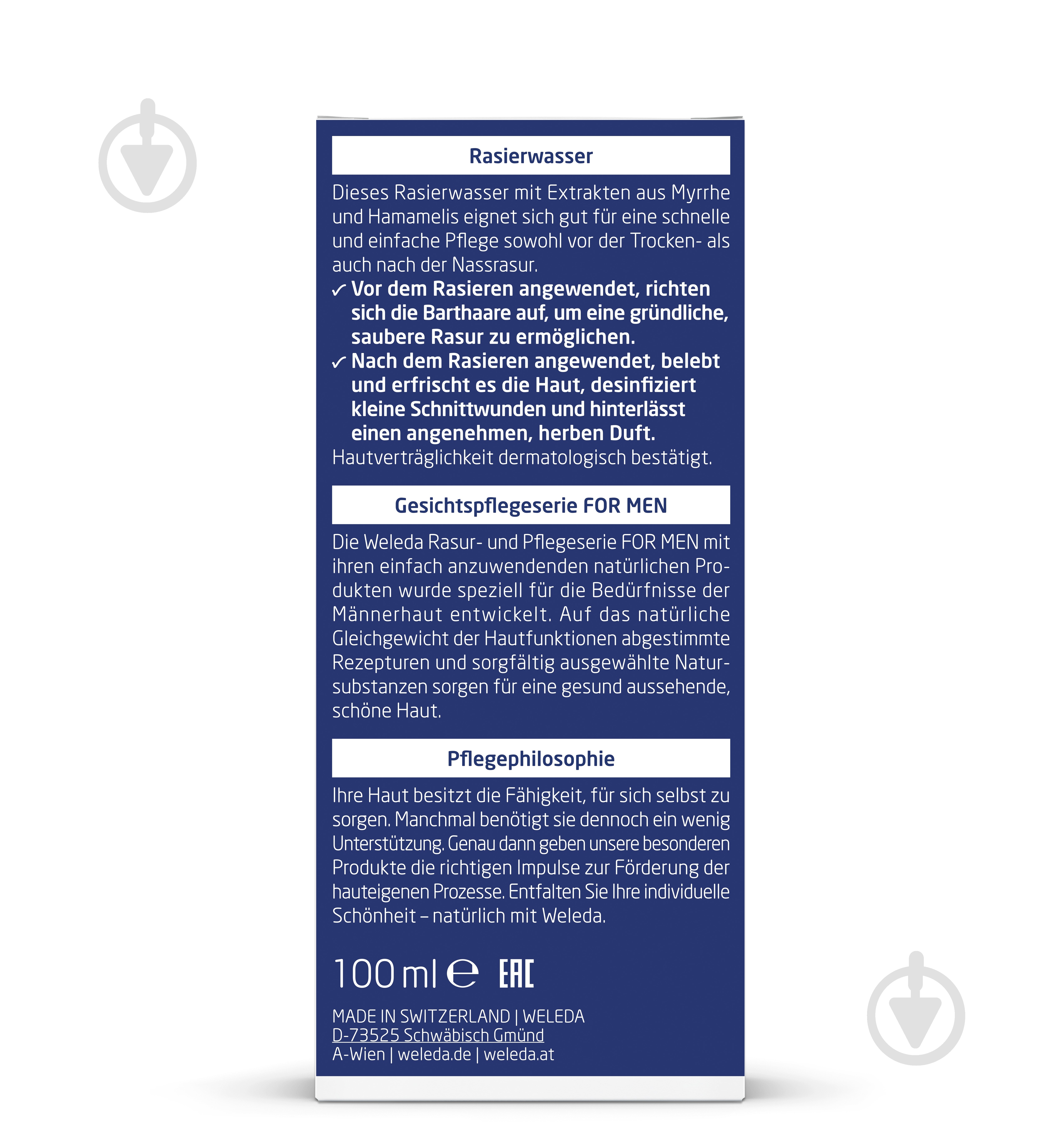 Лосьон Weleda Мужской до и после бритья 100 мл - фото 4