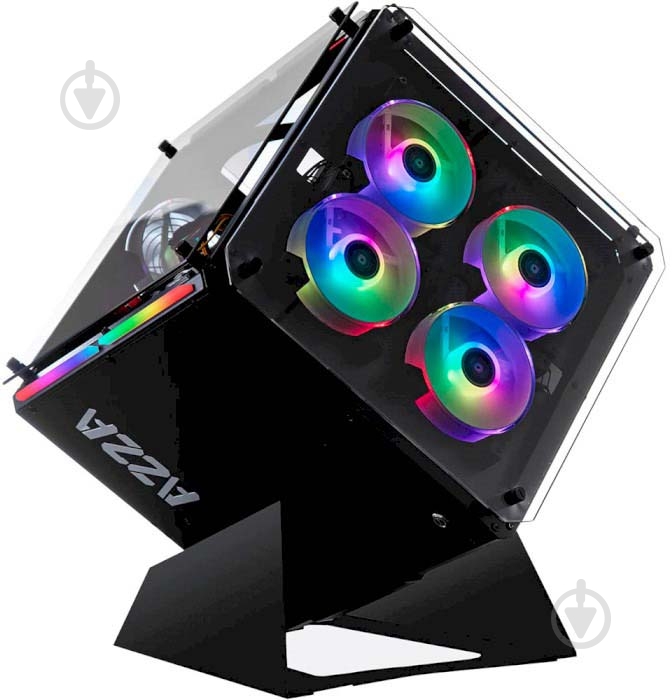 Корпус AZZA Cube 802 Black CSAZ-802 - фото 1 Корпус AZZA Cube 802 Black CSAZ-802 - фото 1