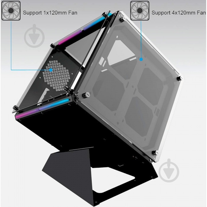Корпус AZZA Cube 802 Black CSAZ-802 - фото 7 Корпус AZZA Cube 802 Black CSAZ-802 - фото 7