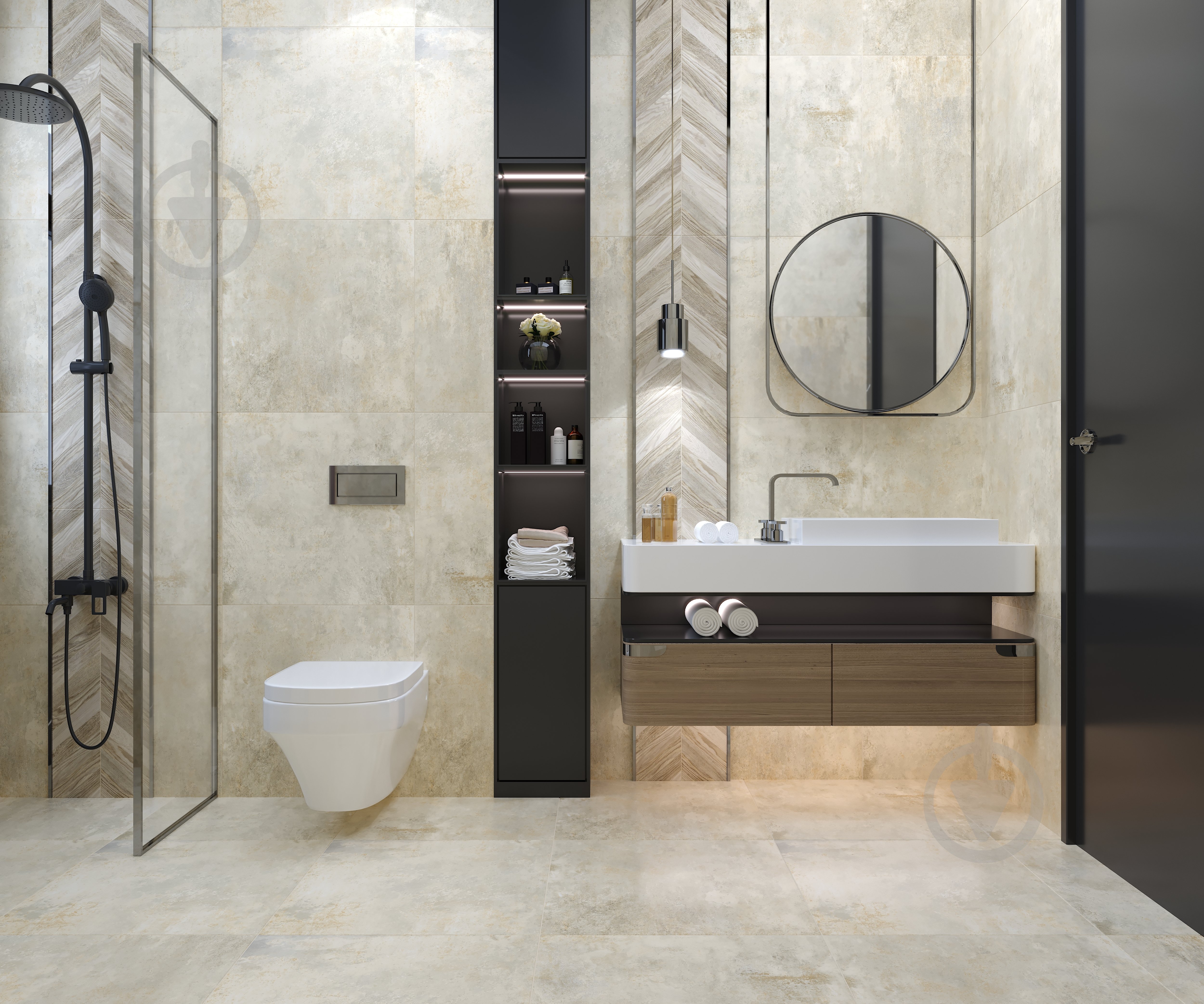 Плитка Golden Tile Metallica beige 781520 60х60 см - фото 2