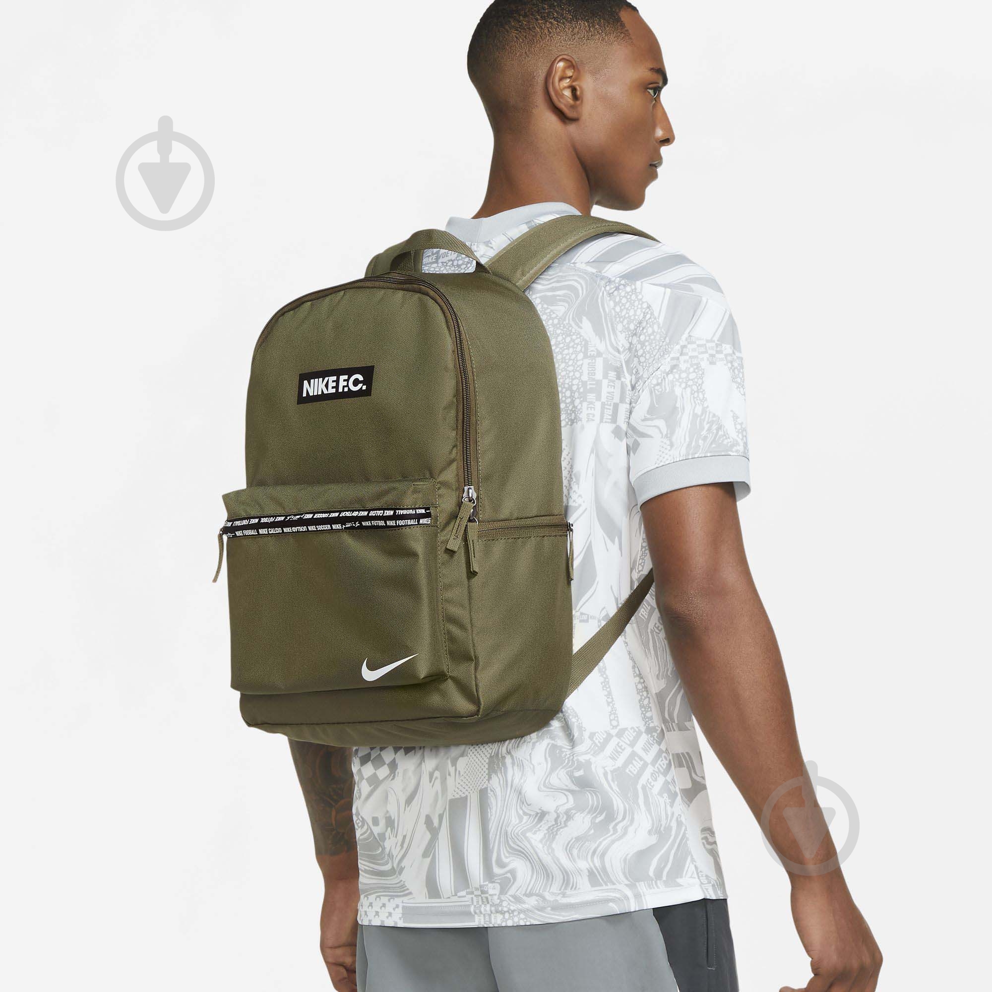 Рюкзак Nike Backpack Sports CU8164-222 оливковый - фото 5 Рюкзак Nike Backpack Sports CU8164-222 оливковый - фото 5