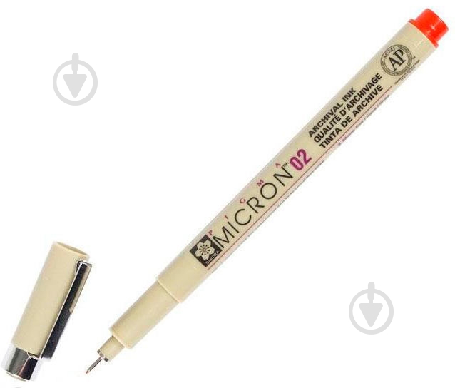 Линер PIGMA Micron Sakura (0.2) 0,3 мм красный - фото 1