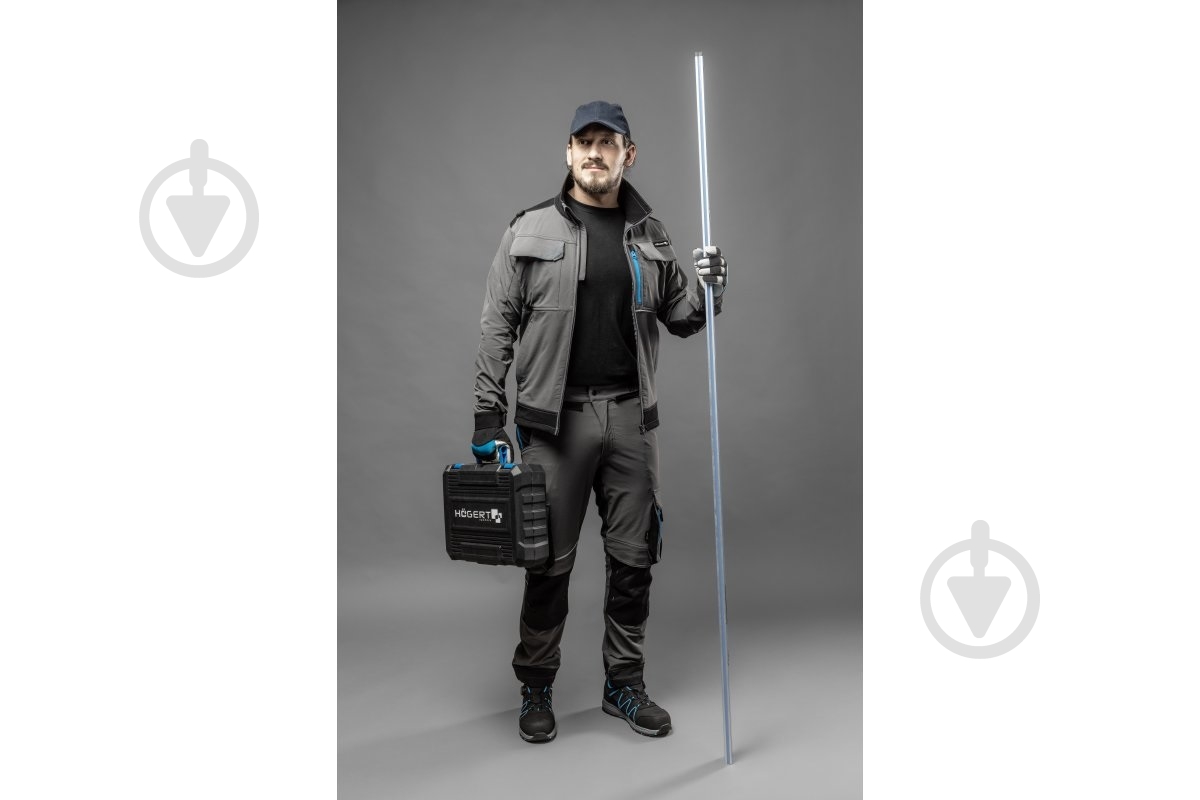 Футболка HOEGERT VILS HT5K410 р.54 графит - фото 3 Футболка HOEGERT VILS HT5K410 р.54 графит - фото 3